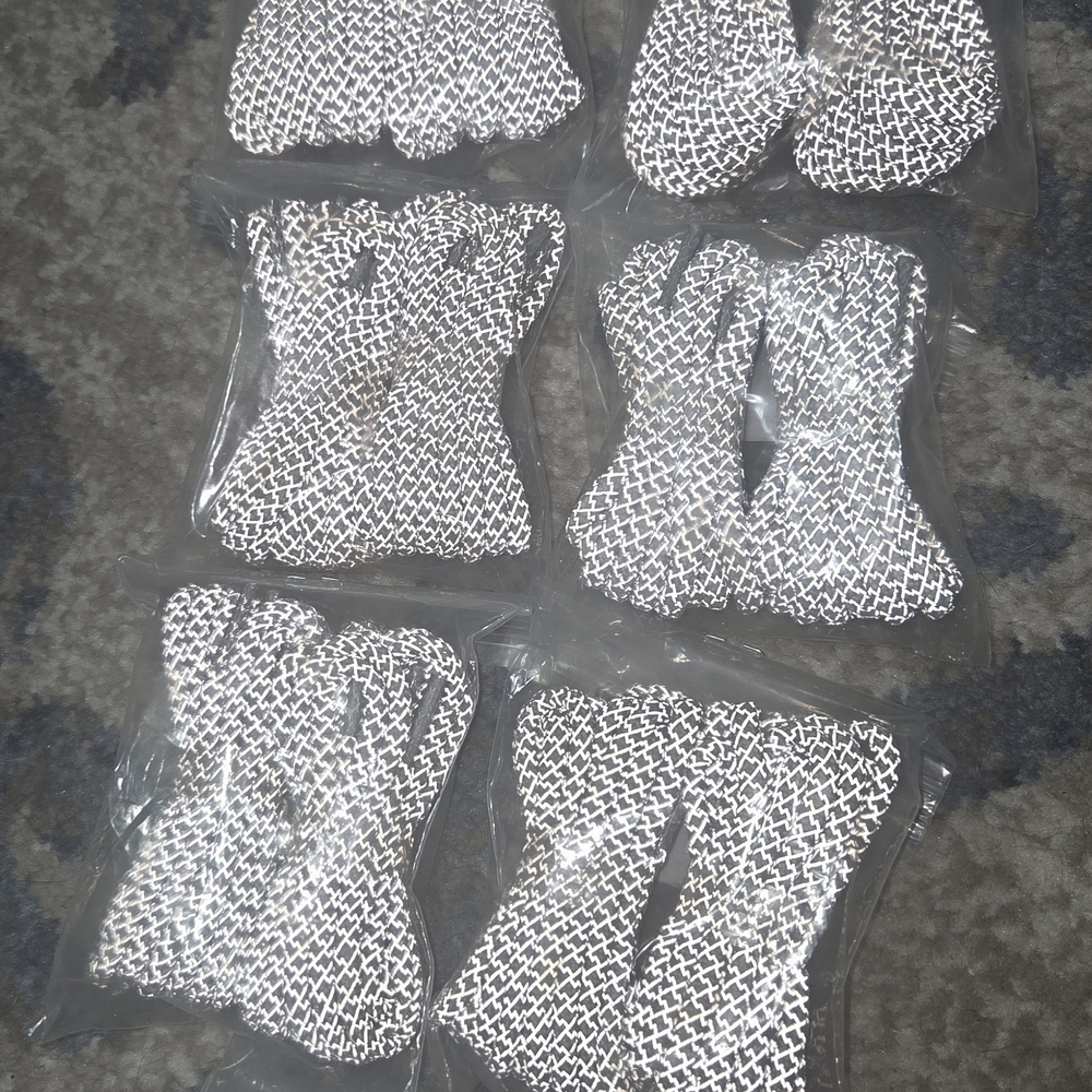 Black and White Patterned Shoe Inserts